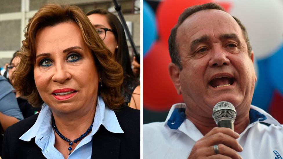 La candidata de UNE, Sandra Torres, y el del partido Vamos, Alejandro Giammattei, competirán por la presidencia de Guatemala en segunda vuelta el 11 de agosto.