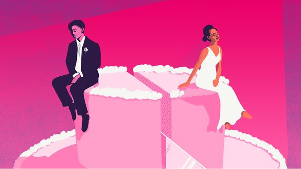 La tendencia al aumento de divorcios en todo el mundo se observa desde hace décadas.(Foto Prensa Libre: BBC Three)