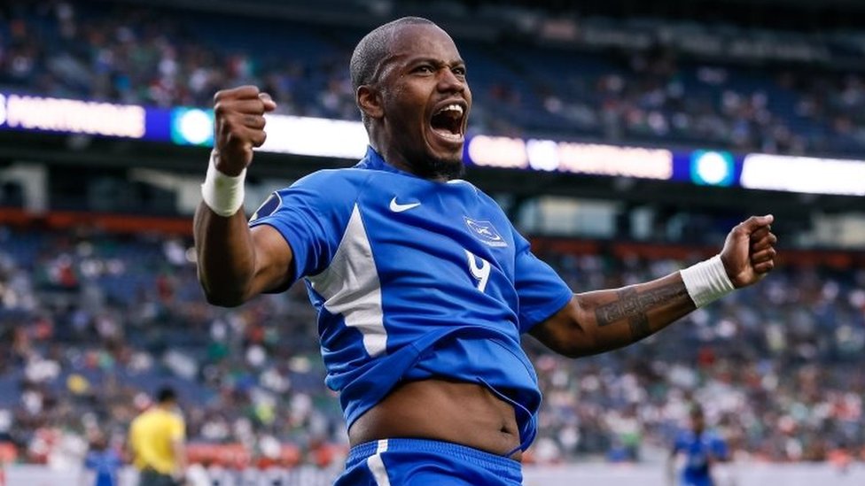 La selección de Martinica solo cuenta con seis jugadores profesionales, pero aun así derrotó a Cuba por 3-0. Foto: Reuters