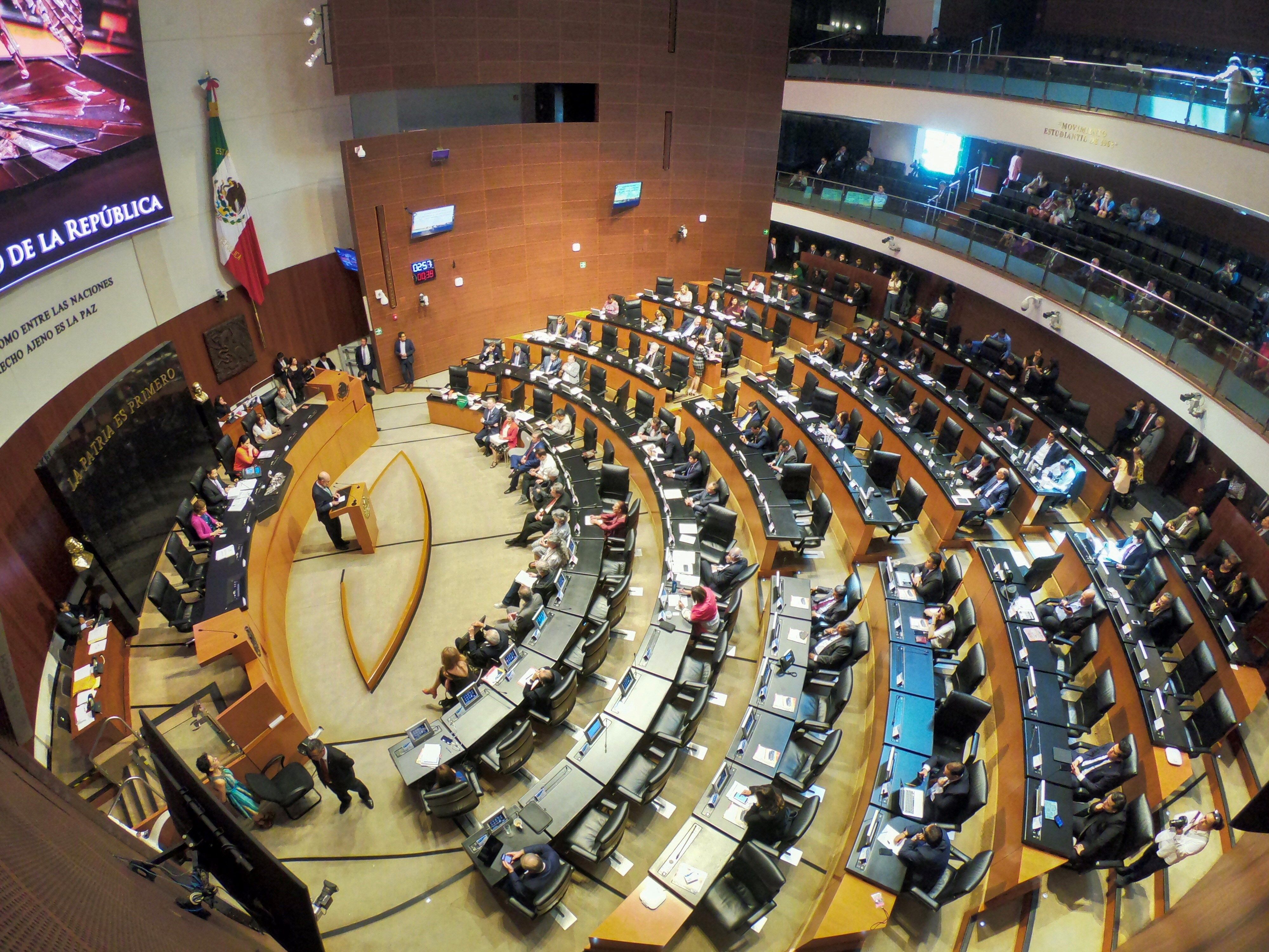 El Senado mexicano ratificó el T-MEC y ahora solo falta la rúbrica de López Obrador, que se da como un hecho. (Foto Prensa Libre : EFE)