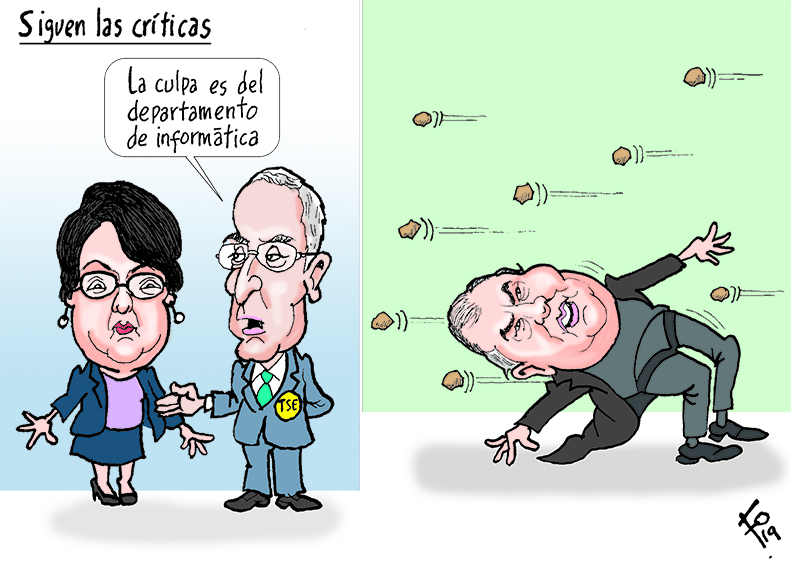 Personajes: María Eugenia Mijangos, Julio Solórzano y Gustavo Castillo.