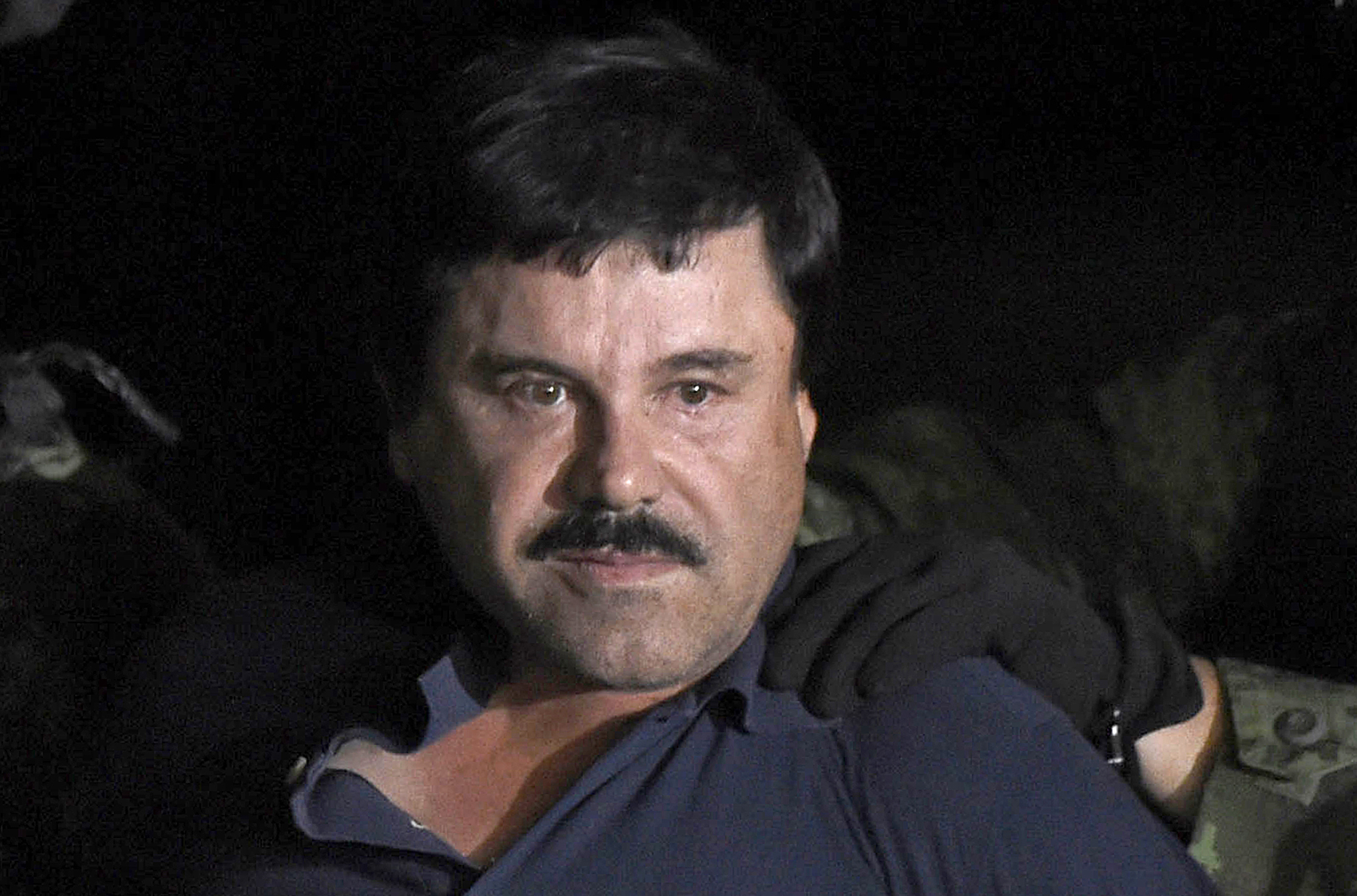 Joaquín Guzmán Loera fue condenado a cadena perpetua por crímenes relacionados al narcotráfico. (Foto Prensa Libre AFP)
