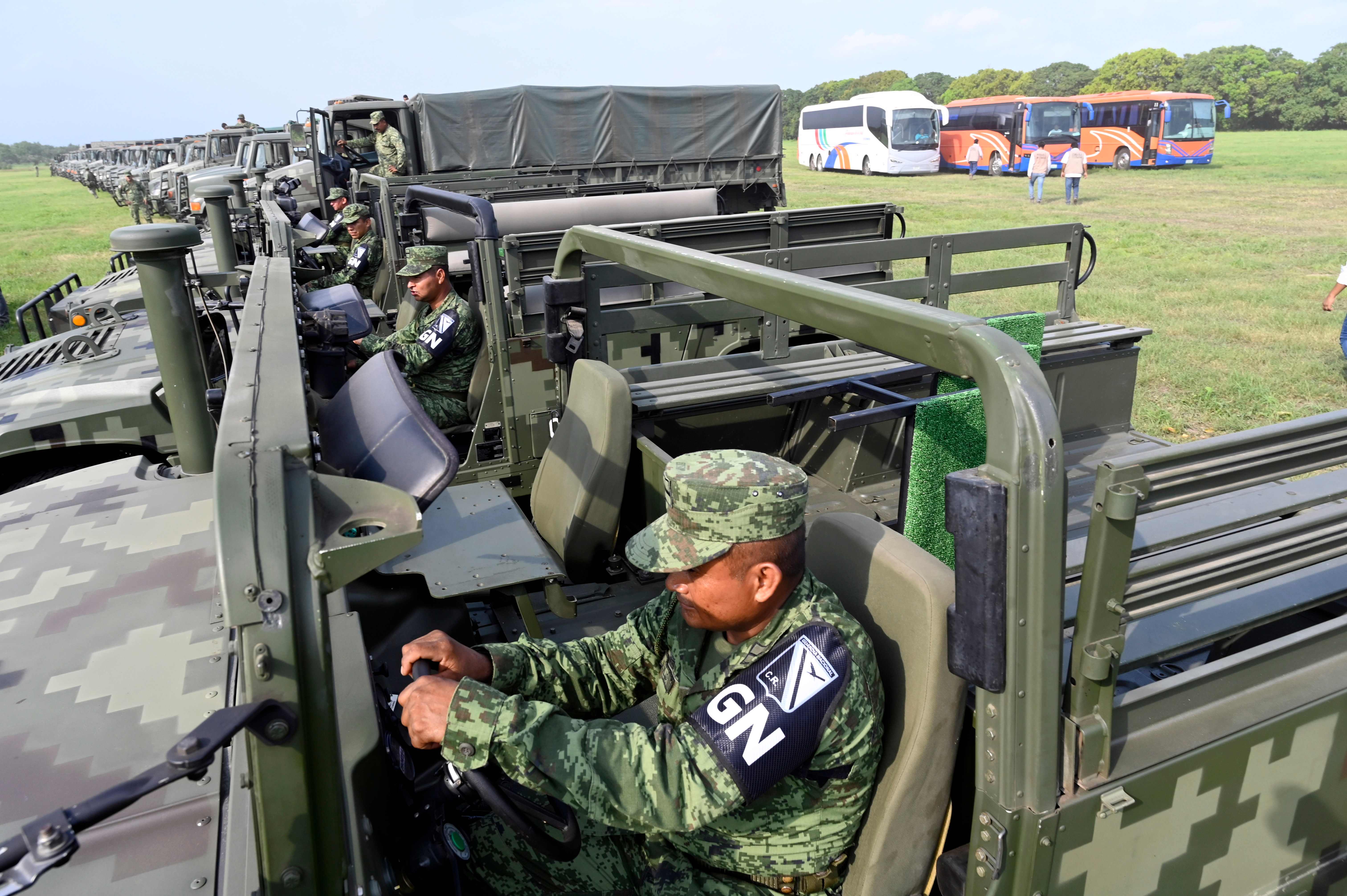 México anunció un plan migratorio en medio del incremento de medidas de seguridad fronteriza por parte del gobierno mexicano que decidió enviar cinco mil tropas a su frontera Sur. (Foto Prensa Libre: AFP)