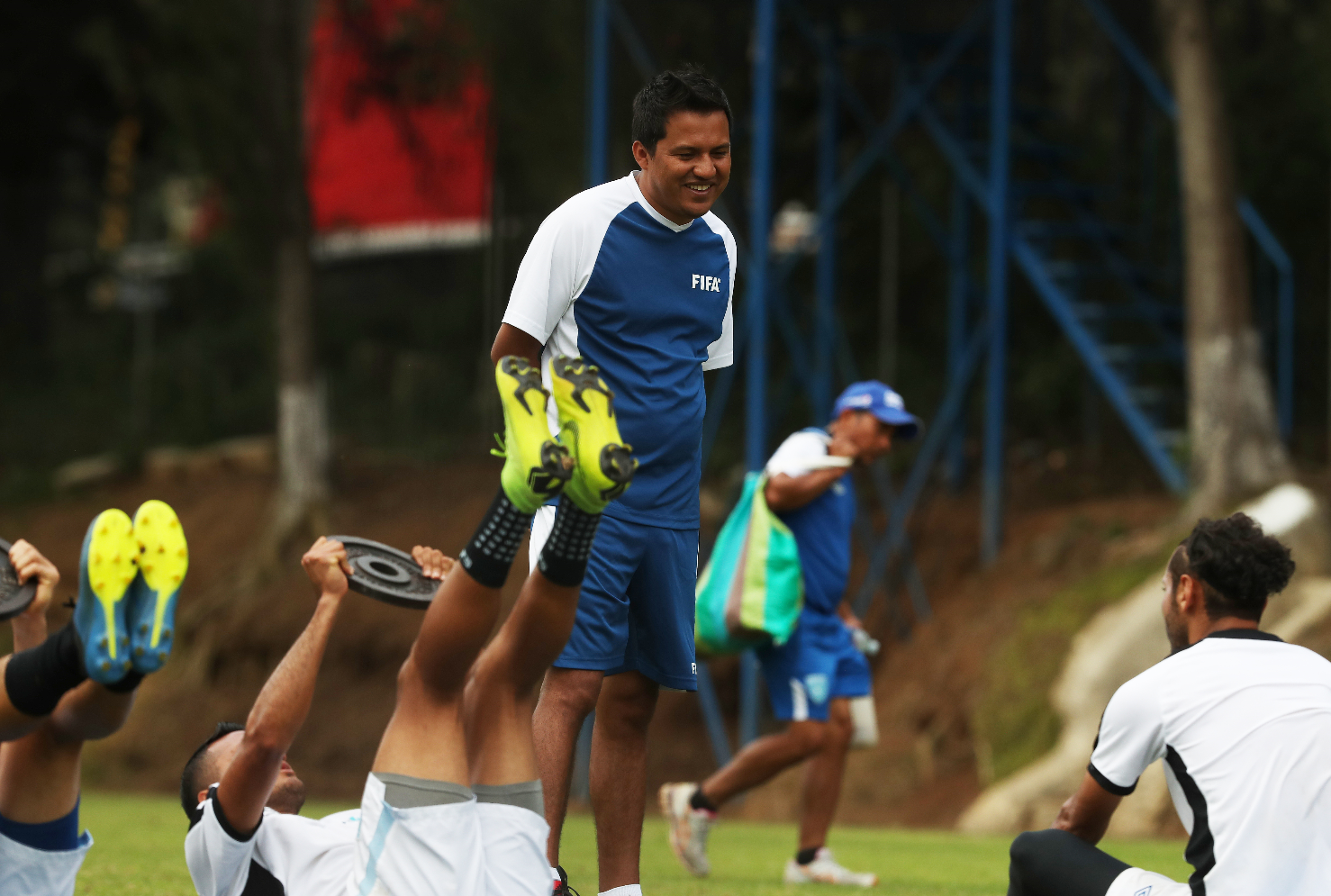 El entrenador guatemalteco Amarini Villatoro dirigirá su tercer partido al mando de la Selección Nacional. (Foto Prensa Libre: Carlos Vicente)
