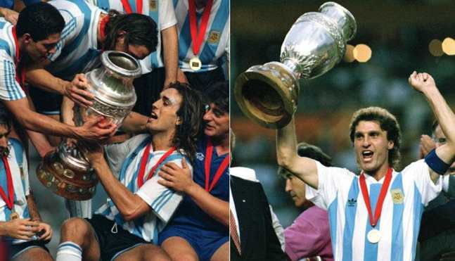En 1993 fue la última vez que los argentinos levantaron la Copa América. (Foto Prensa Libre: Internet) 