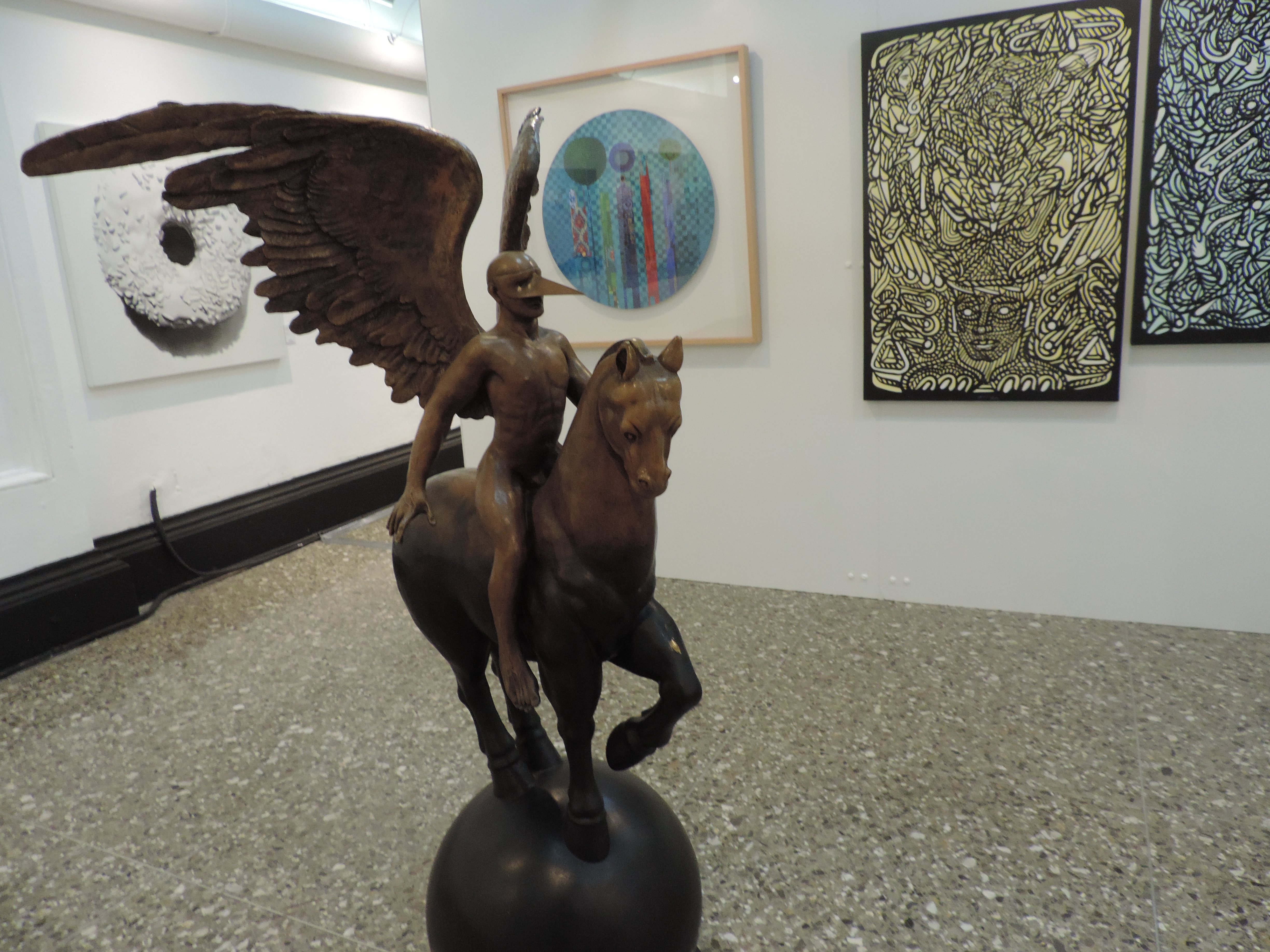 Juannio tiene abiertas sus puertas durante todo junio.  Visítela y conozca las propuestas de arte contemporáneo que participan. (Foto Prensa Libre: Ingrid Reyes)