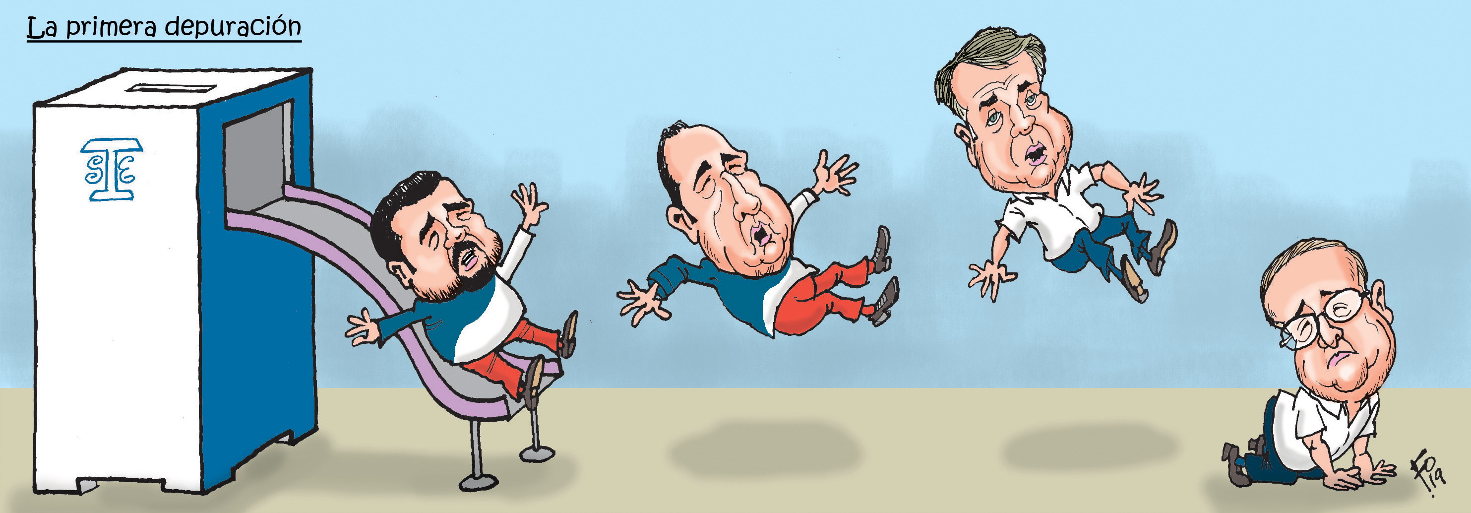 Personajes: Jafeth Cabrera Jr, Sammy Morales, Edwin Escobar y Mauricio Radford.