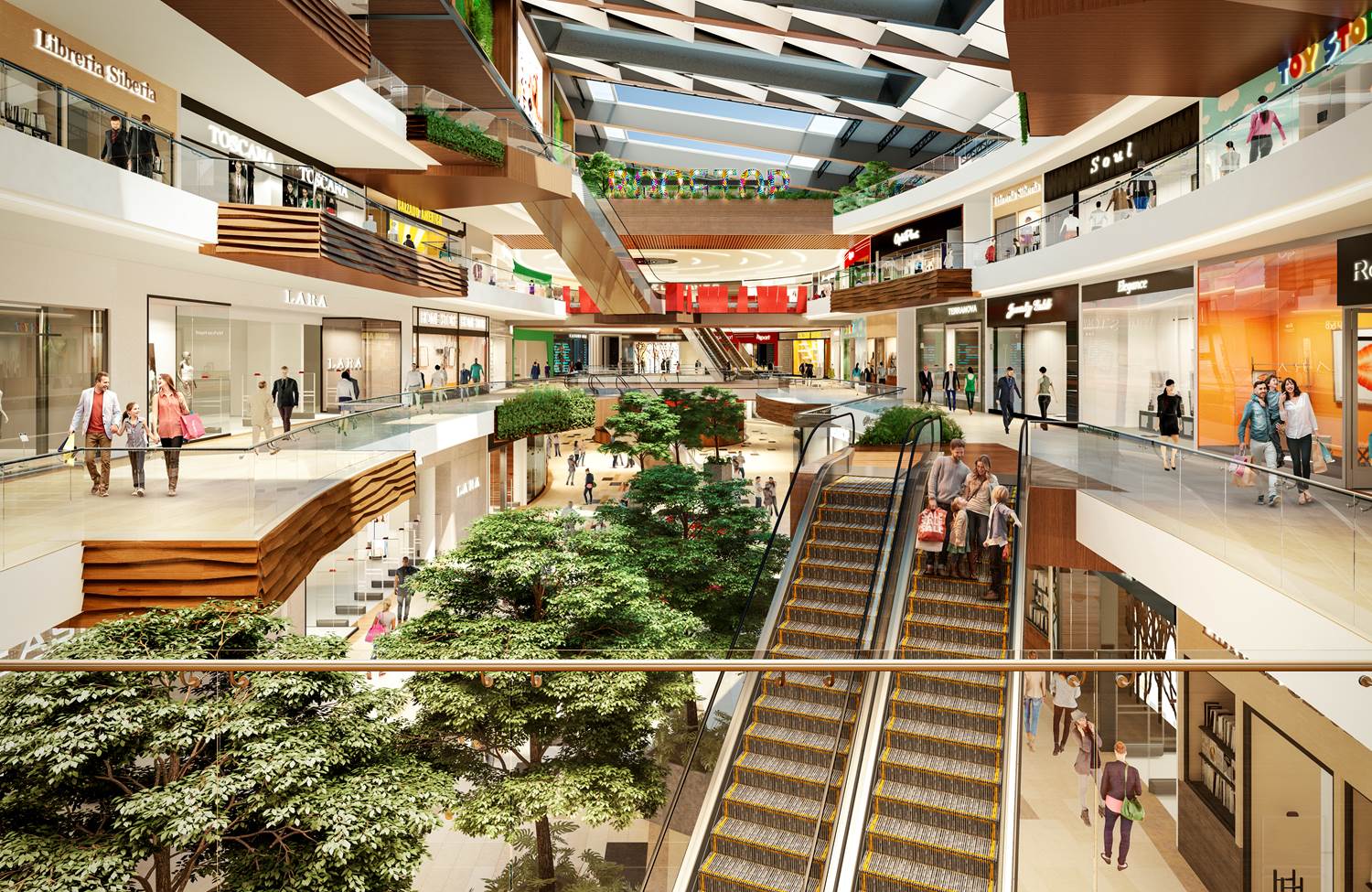 Este será el segundo centro comercial que Spectrum construirá en Colombia. Foto Prensa Libre: Cortesía Spectrum