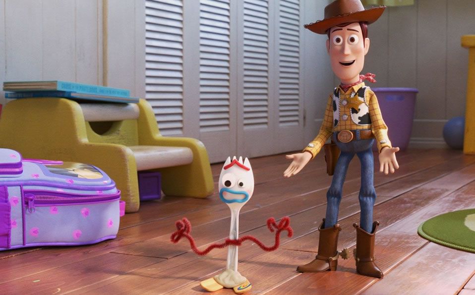Forky, de “Toy Story 4”, apareció en otra película de Pixar y (quizá) no se dio cuenta
