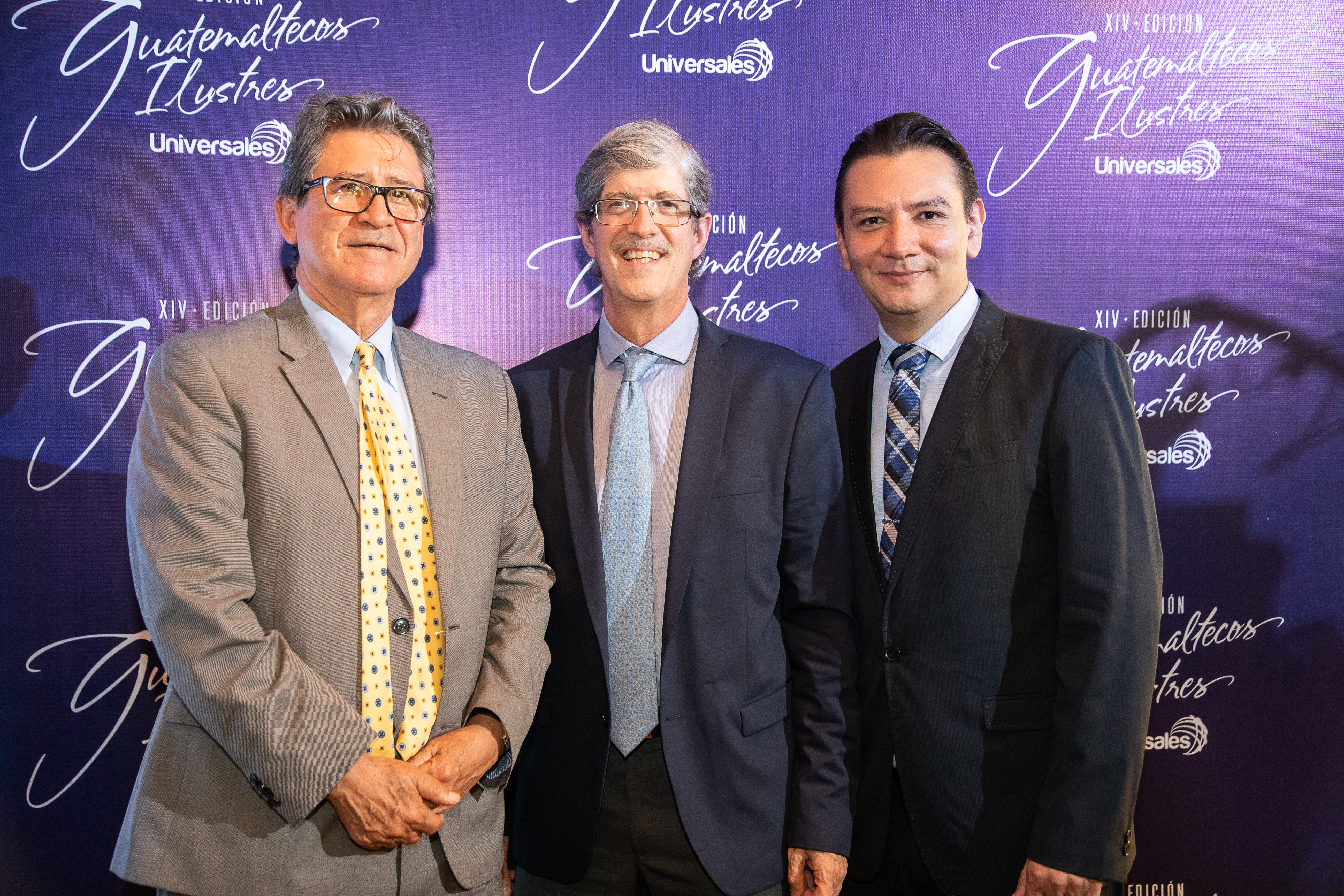Personeros de Seguros Universales presentaron la edición catorce de Guatemaltecos Ilustres que reconocerá a los guatemaltecos que destacan en sus áreas de trabajo. (Foto Prensa Libre: cortesía Seguros Universales/Guatemaltecos Ilustres)