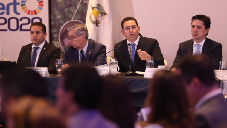 Presidente Jimmy Morales no participará en lanzamiento de Plan en Tapachula, Chiapas, México. (Foto Prensa Libre: Esbin García).