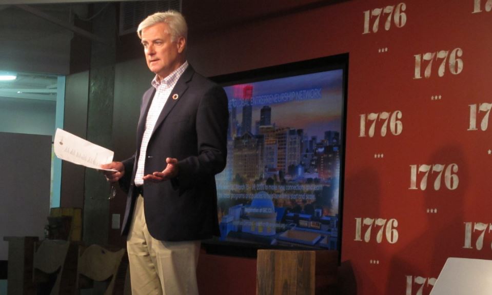 Jonathan Ortmans también preside el Congreso Mundial de Emprendimiento (GEC), que reúne a miles de líderes cada abril para colaborar en enfoques efectivos para promover el crecimiento empresarial. (Foto Prensa Libre: Natiana Gándara)