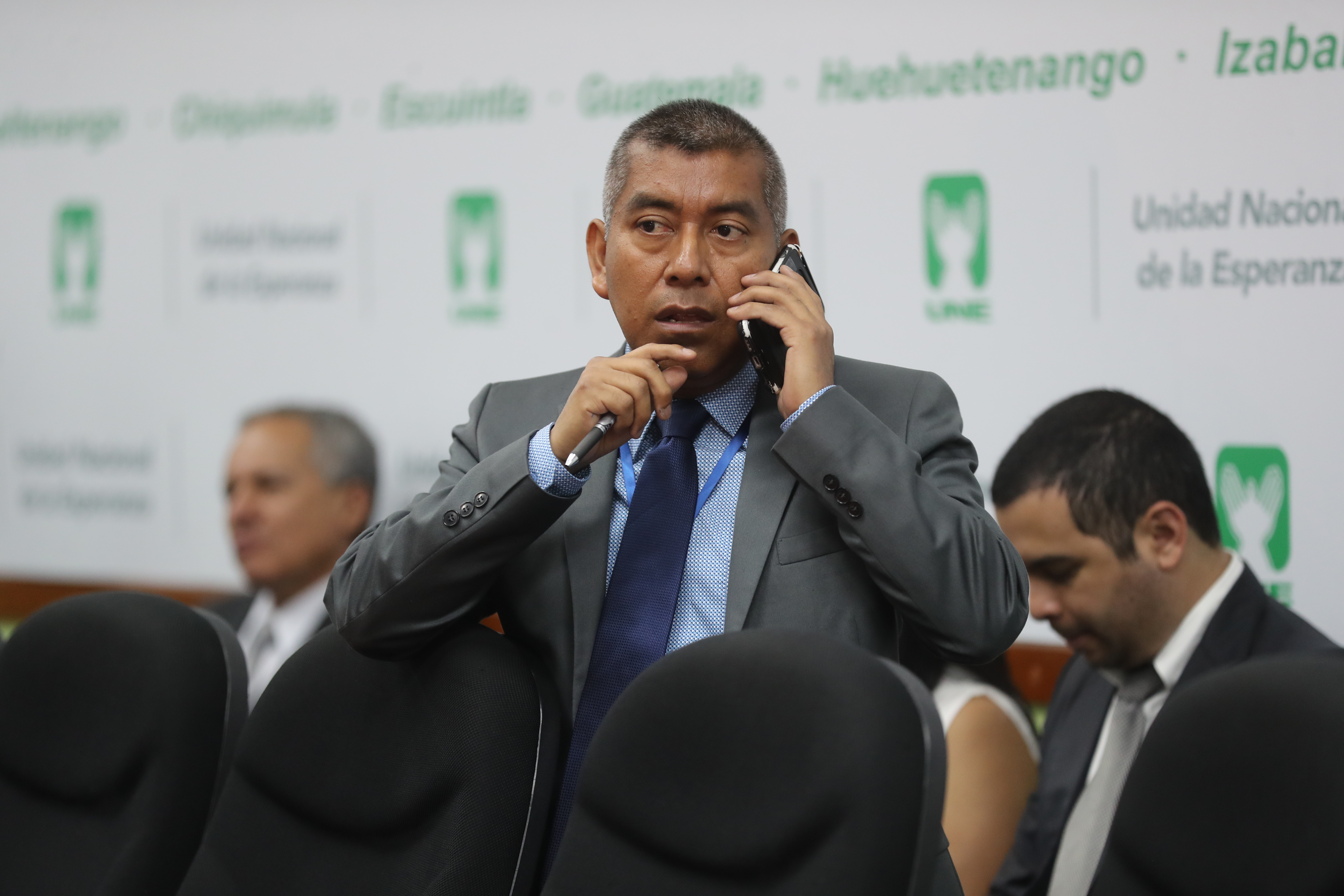 El fiscal del Ministerio Publico José Curruchiche durante una citación en el Congreso. (Foto Prensa Libre: Hemeroteca PL)