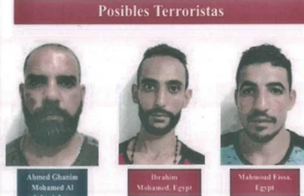 Ellos son los supuestos integrantes del Estado Islámico que fueron capturados en Nicaragua. (Foto Prensa Libre: Policía Nicaragua) 
