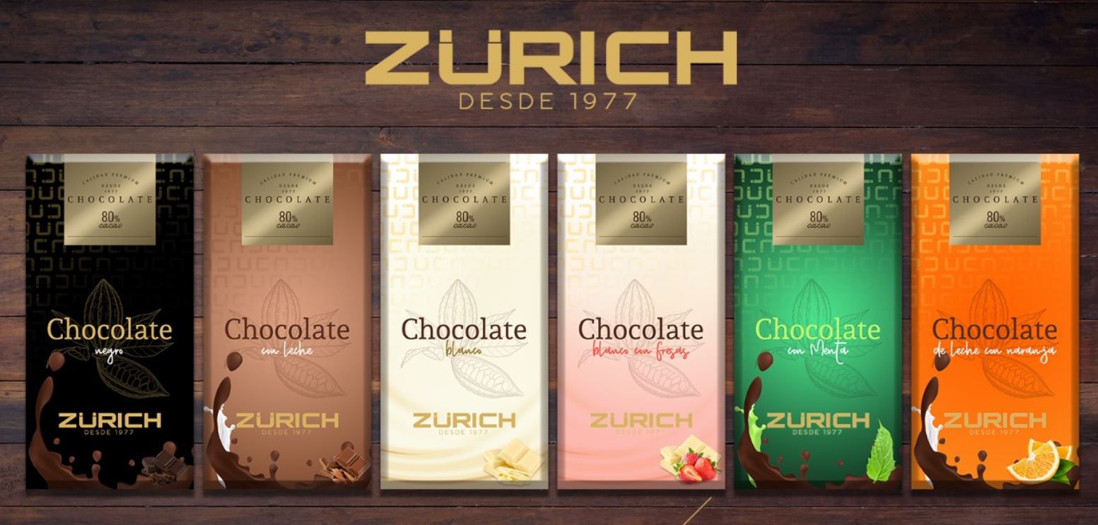 Zürich ofrece diversidad de chocolates y combinación de sabores. (Foto Prensa Libre: Zürich)