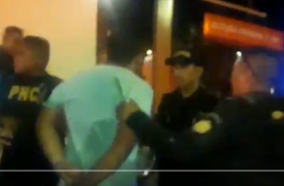 Captura de video publicado por la PNC. 