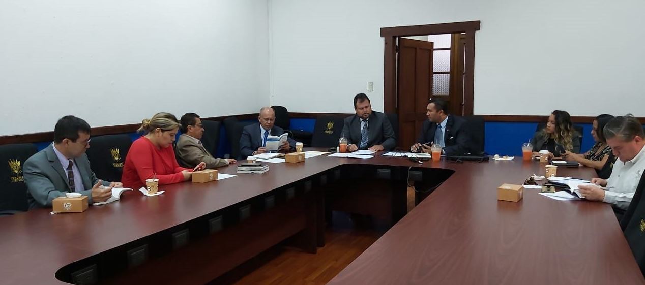 Ante la inasistencia de los magistrados del TSE los miembros de la Comisión de Asuntos Electorales del Congreso acordaron citar al director de Informática de la institución. (Foto Prensa Libre: Congreso)