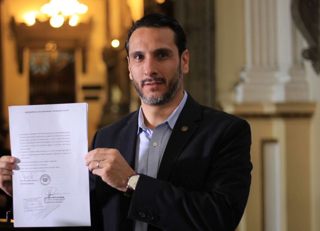 Jean Paul Briere, diputado y candidato a diputado al Parlacén. (Foto Prensa Libre: Hemeroteca PL)