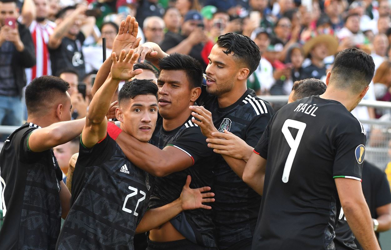 La Selección de México debutó con goleada frente a una débil Cuba. (Foto Prensa Libre; AFP).