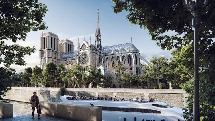 Así podría lucir Notre Dame después de su reconstrucción
