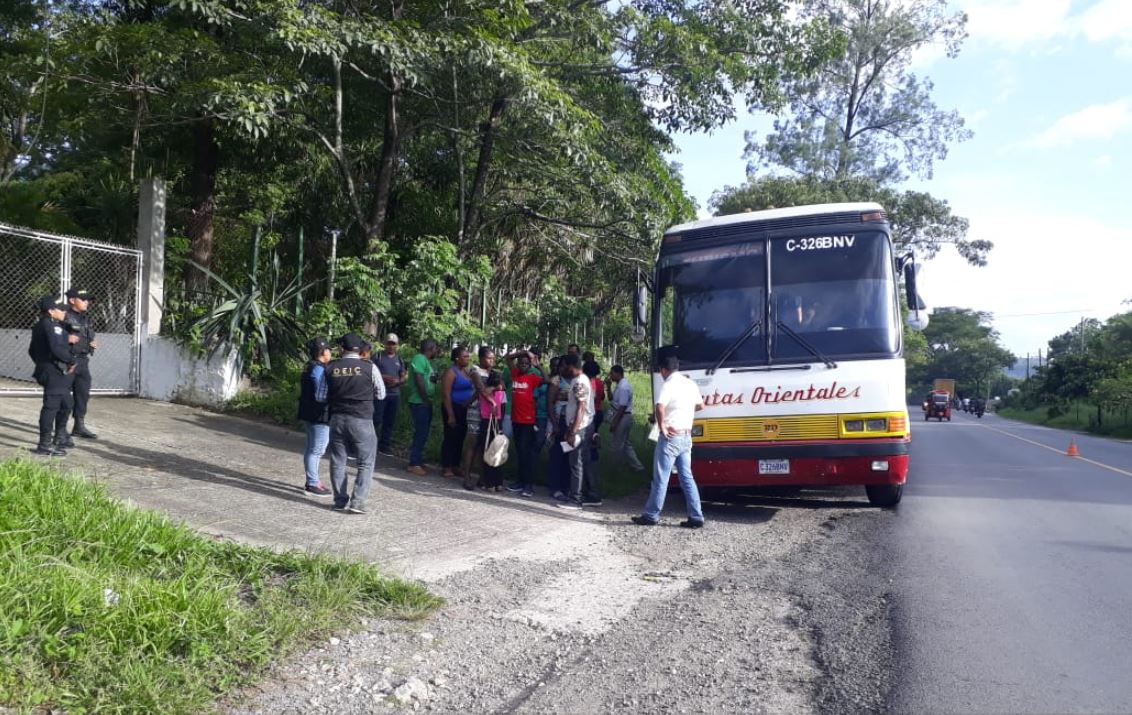 El operativo fue puesto en Chiquimula y Jutiapa. (Foto Prensa Libre: PNC)