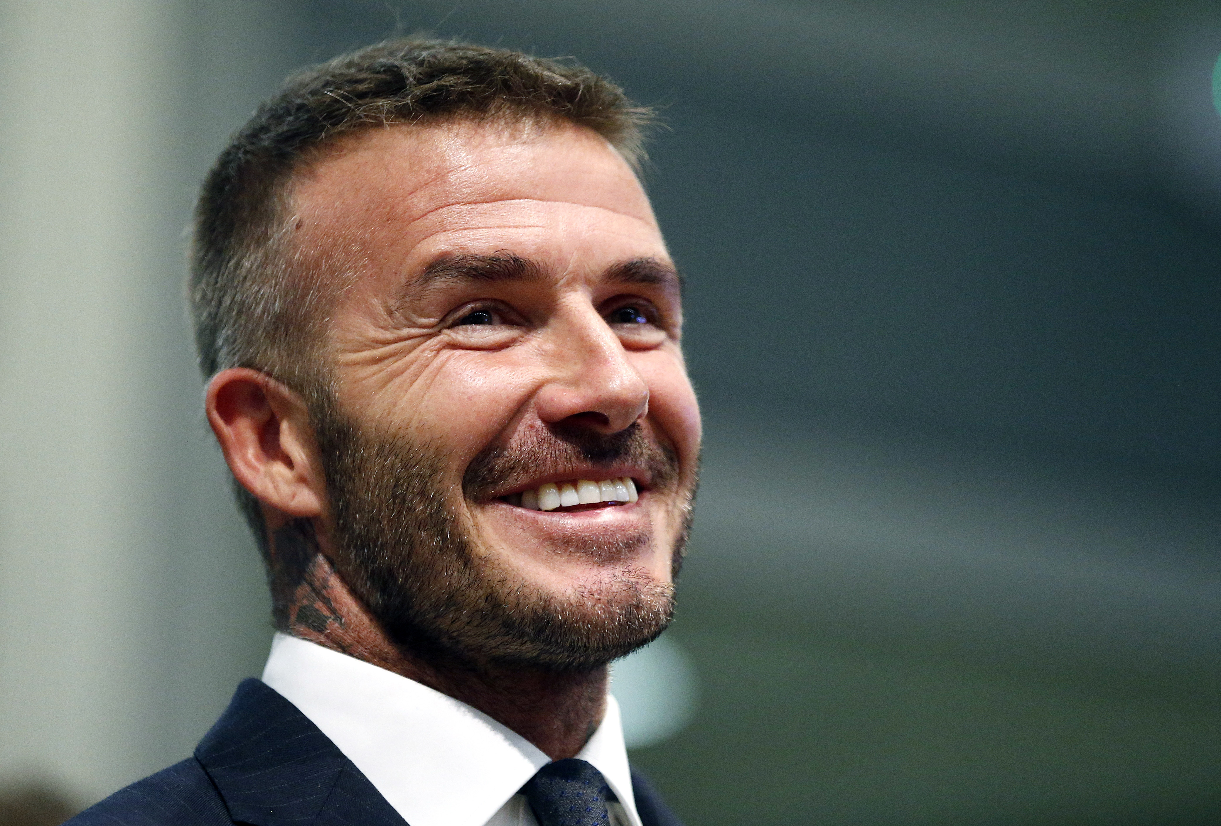 Después de varios años de trabajar en el proyecto de un equipo en la MLS, pronto se cumplirá el sueño de Beckham. (Foto Prensa Libre: AFP)