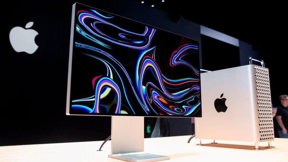 El nuevo modelo de Mac Pro no será ensamblado en EE.UU., sino en China. (Foto Prensa Libre: AFP)
