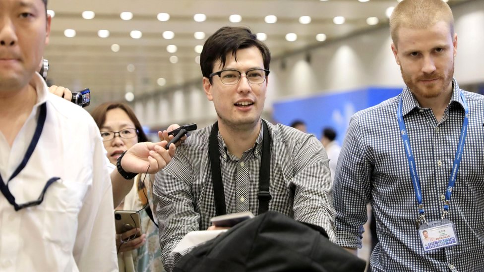 Mr Sigley arrived in Beijing on Thursday. Foto:Reuters