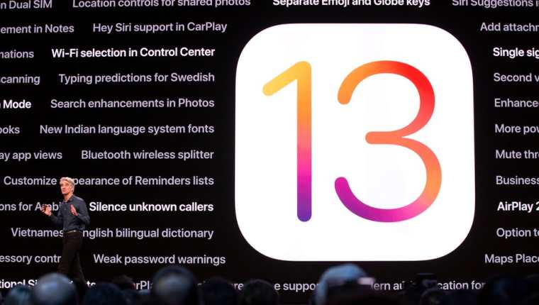 El nuevo sistema operativo de Apple, iOS 13, será lanzado oficialmente en septiembre de 2019. (AFP)
