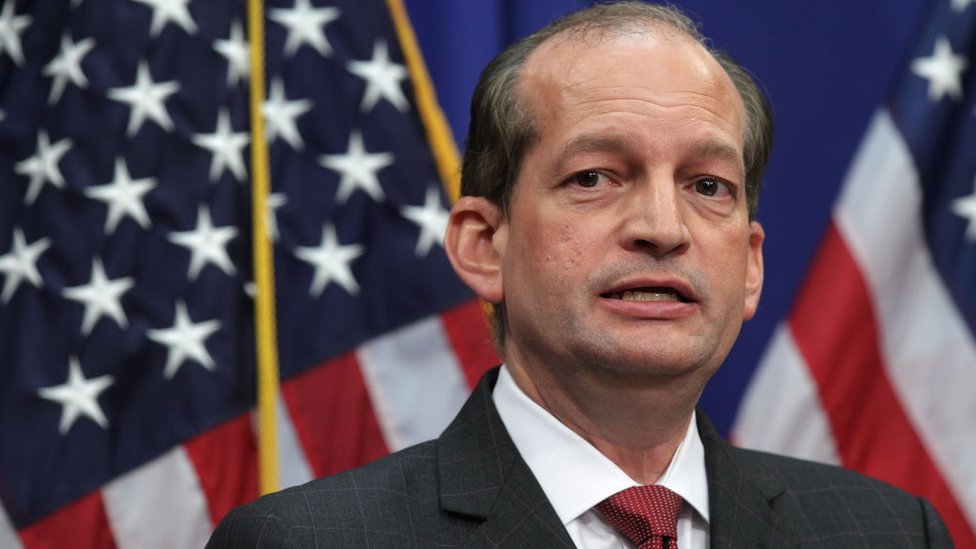 Alex Acosta presentó su dimisión. Foto:Getty Images