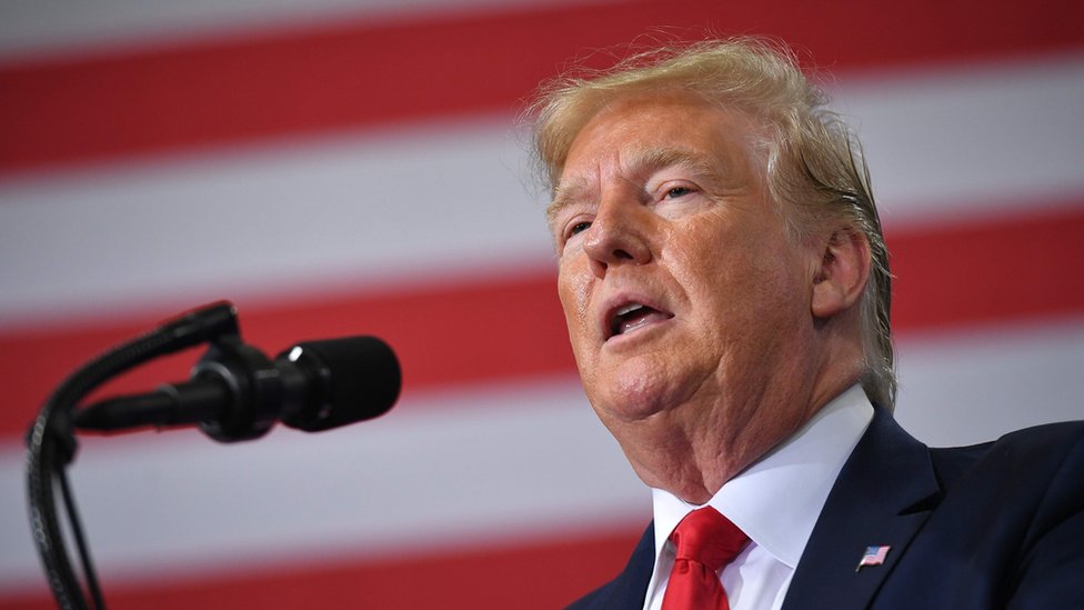 El Presidente Trump llegó a un acuerdo con el gobierno de Guatemala para regular la migración.  Foto: AFP