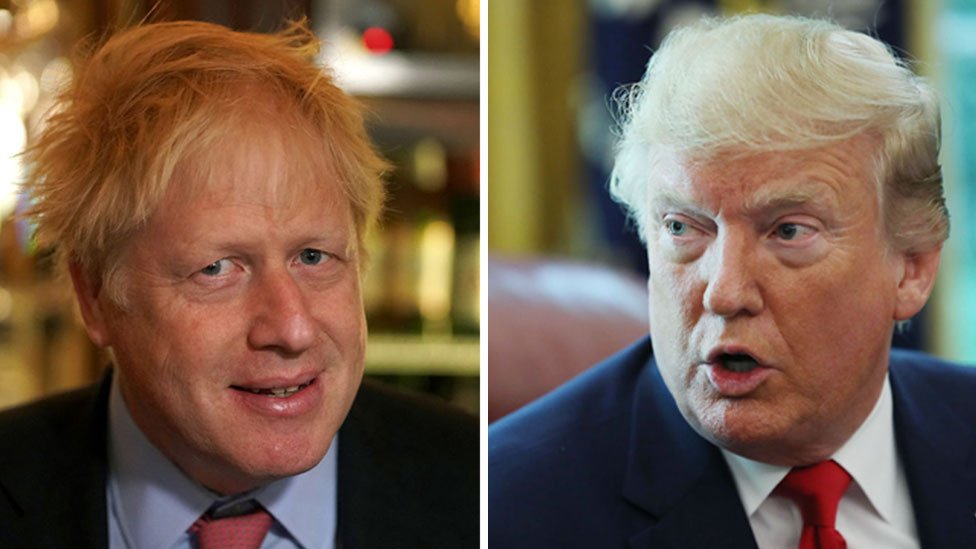 Las similitudes entre Boris Johnson y Donald Trump va más allá del amarillo chillón de sus cabellos.