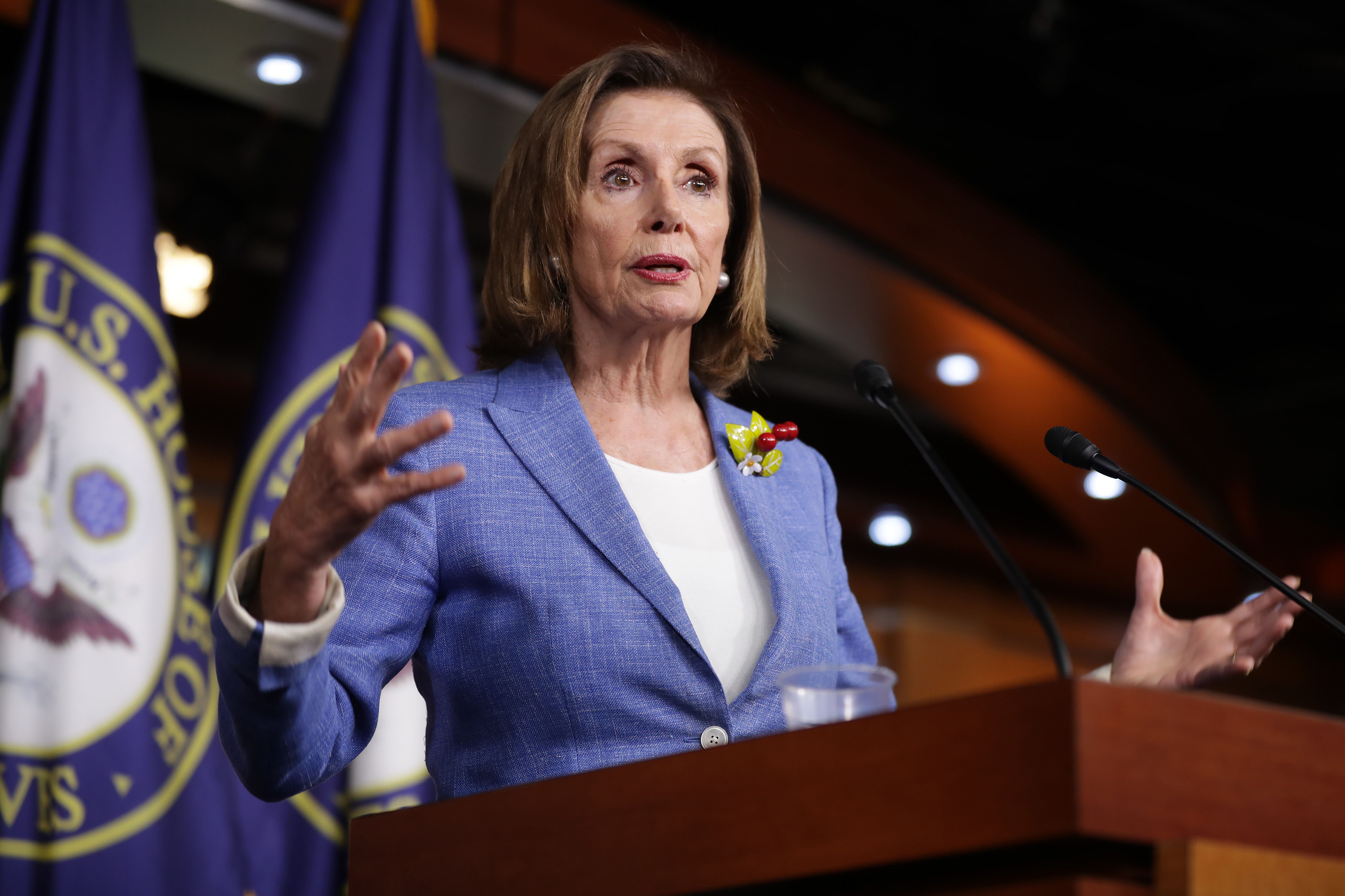 Nancy Pelosi, presidenta de la Cámara de Representantes de los Estados Unidos. (Foto Prensa Libre: AFP)