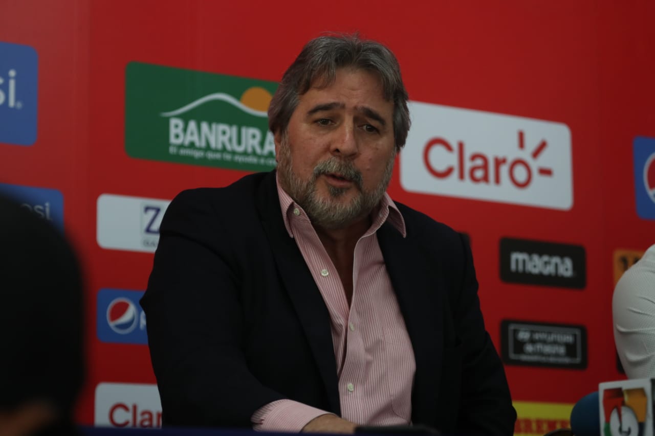 Gerardo Villa, presidente de Municipal. (Foto Prensa Libre: Francisco Sánchez)