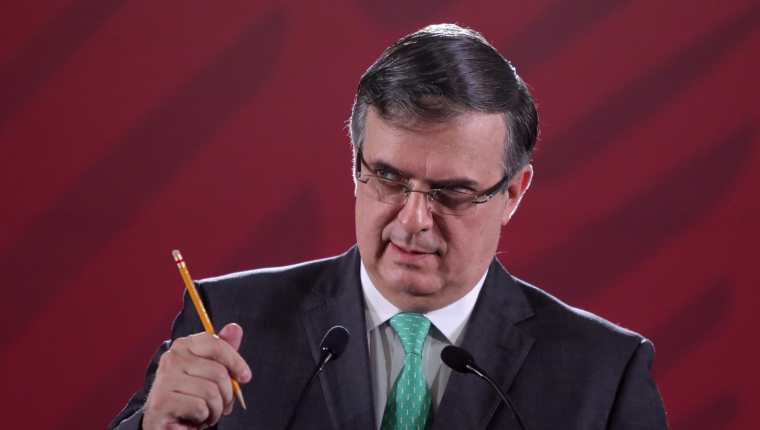 El secretario de Relaciones Exteriores de México, Marcelo Ebrard. (Foto Prensa Libre: EFE).