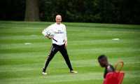 El técnico Zinedine Zidane se reintegró a la pretemporada del Real Madrid. (Foto Prensa Libre: EFE)