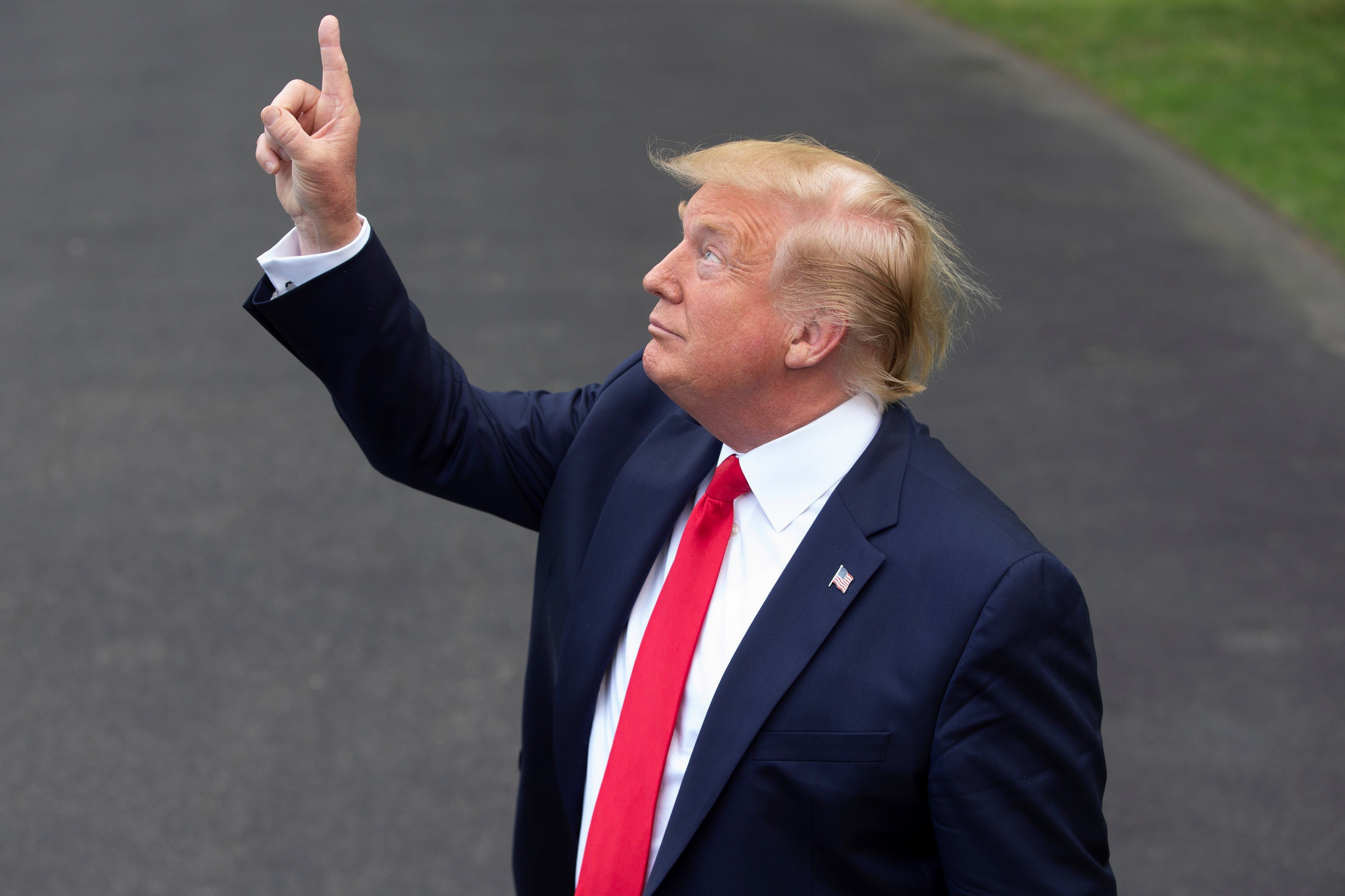Donald Trump, presidente de Estados Unidos. (Foto Prensa Libre: EFE).