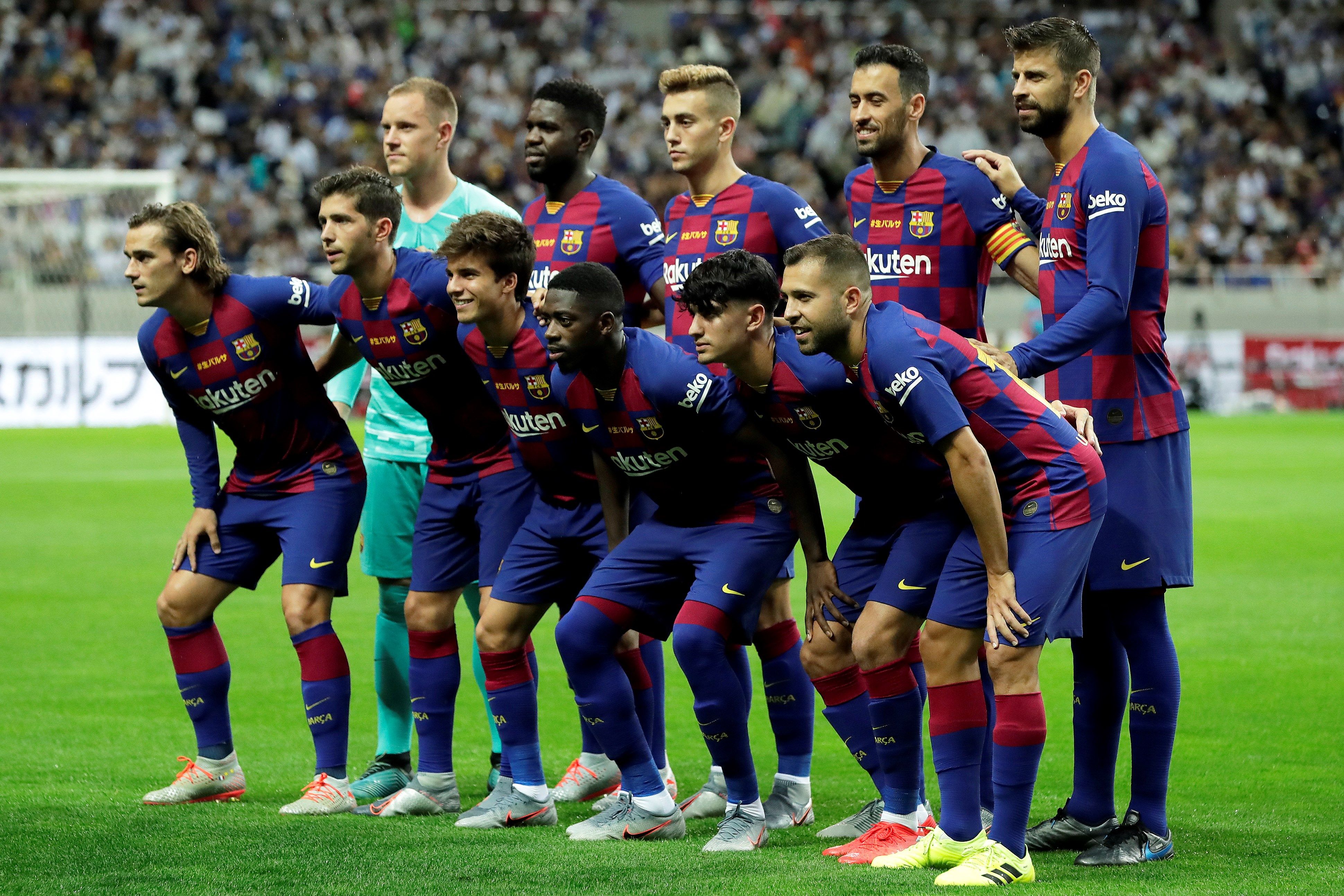 El equipo del Barcelona espera alcanzar los €1 mil millones en su próximo ejercicio fiscal. (Foto Prensa Libre: EFE)