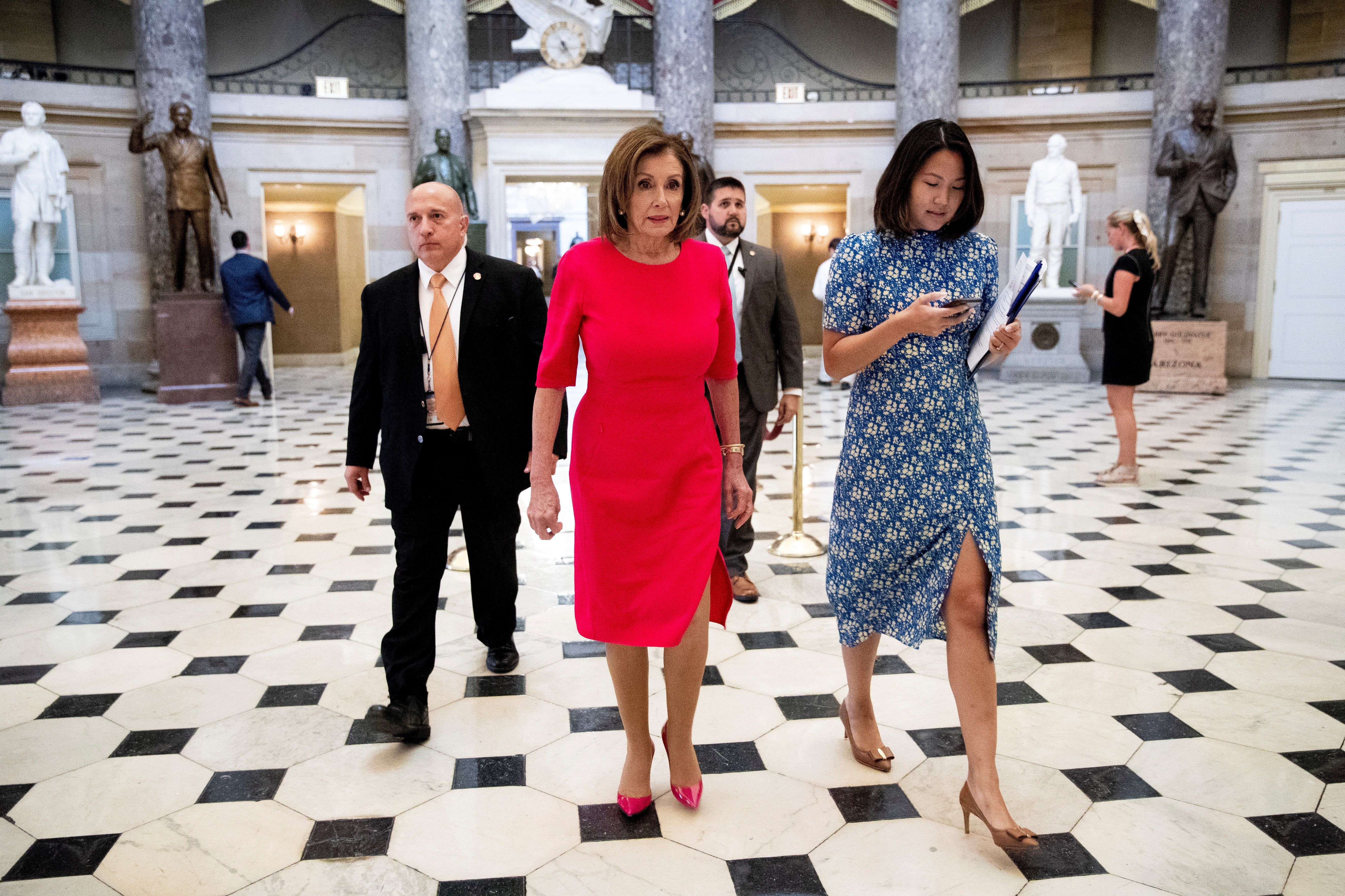 Nancy Pelosi llegará este jueves a Guatemala. (Foto Prensa Libre: EFE)