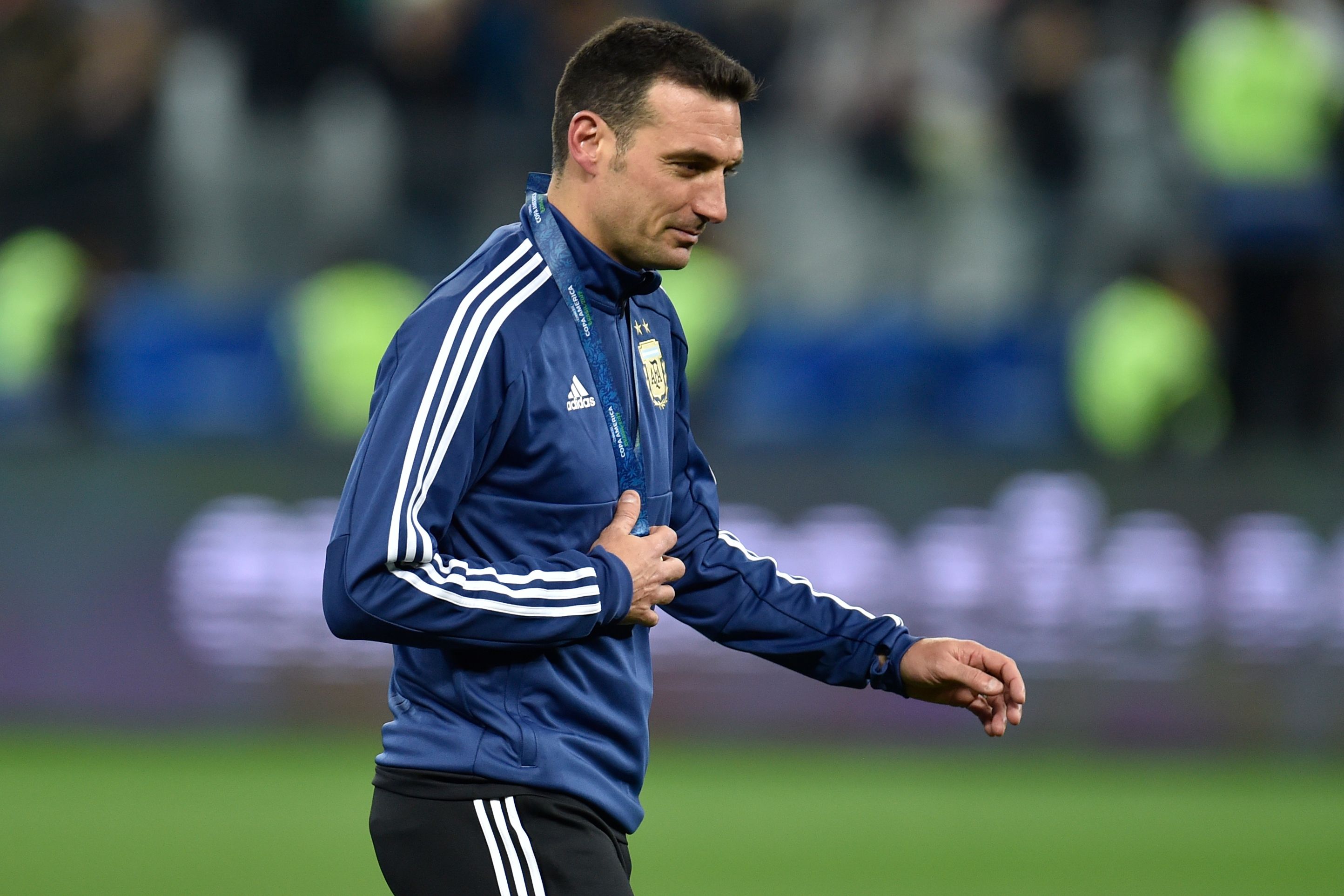 Lionel Scaloni seguirá al mando de la Selección de Argentina. (Foto Prensa Libre: AFP)