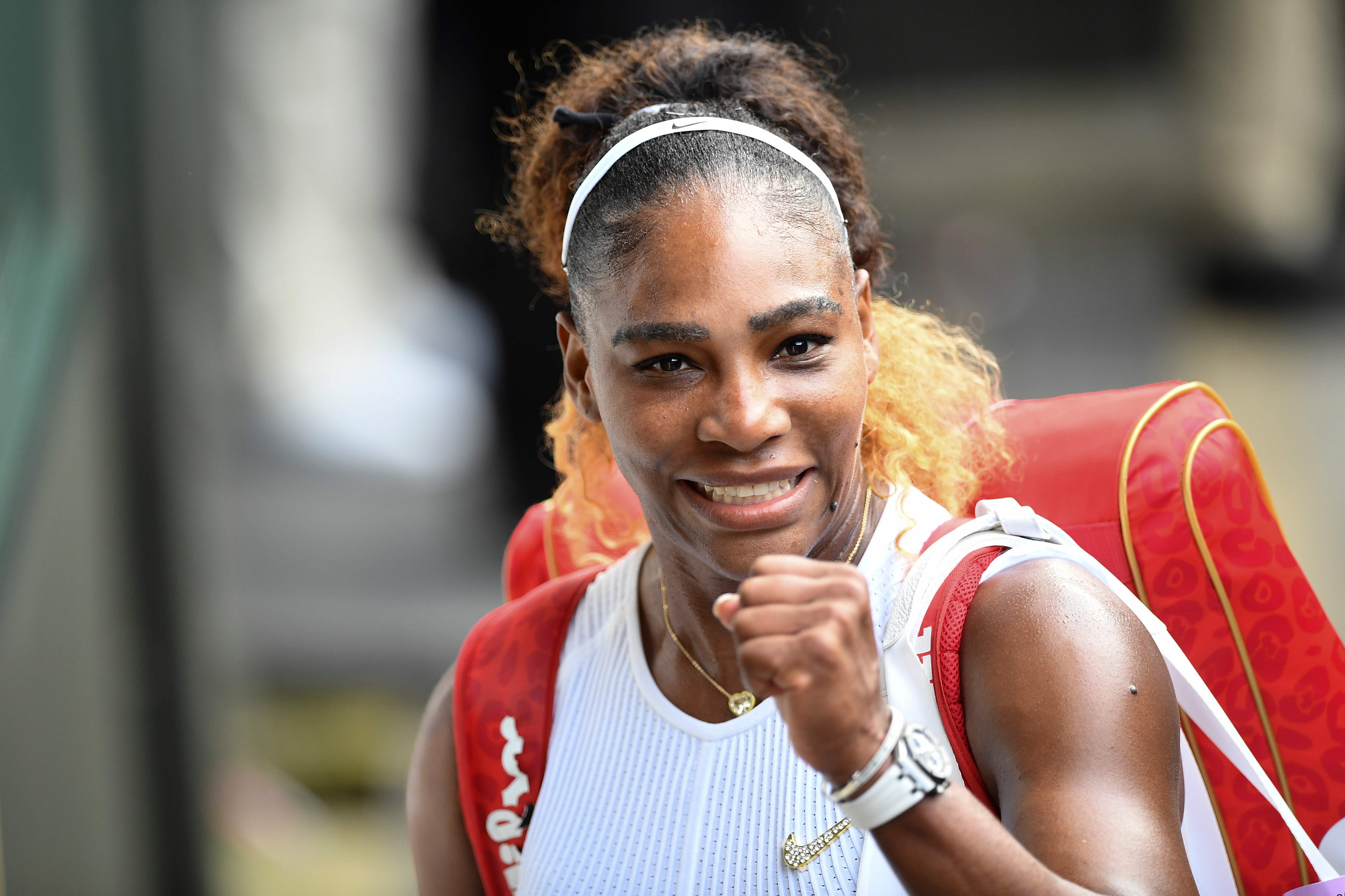 La estadounidense Serena Williams peleará el título del Grand Slam de Wimbledon. (Foto Prensa Libre: AFP)