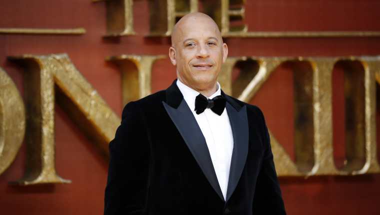El actor Vin Diesel participa en la novena producción de la película Rápido y Furioso.  (Foto Prensa Libre AFP)
