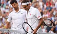 Djokovic y Federer han mantenido una rivalidad hermosa en el tenis. (Foto Prensa Libre: AFP)