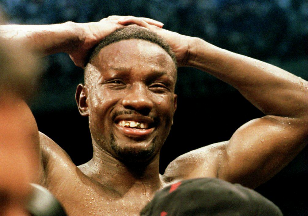 Foto de archivo de 1993 del boxeador Pernell Whitaker (Foto Prensa Libre: AFP)