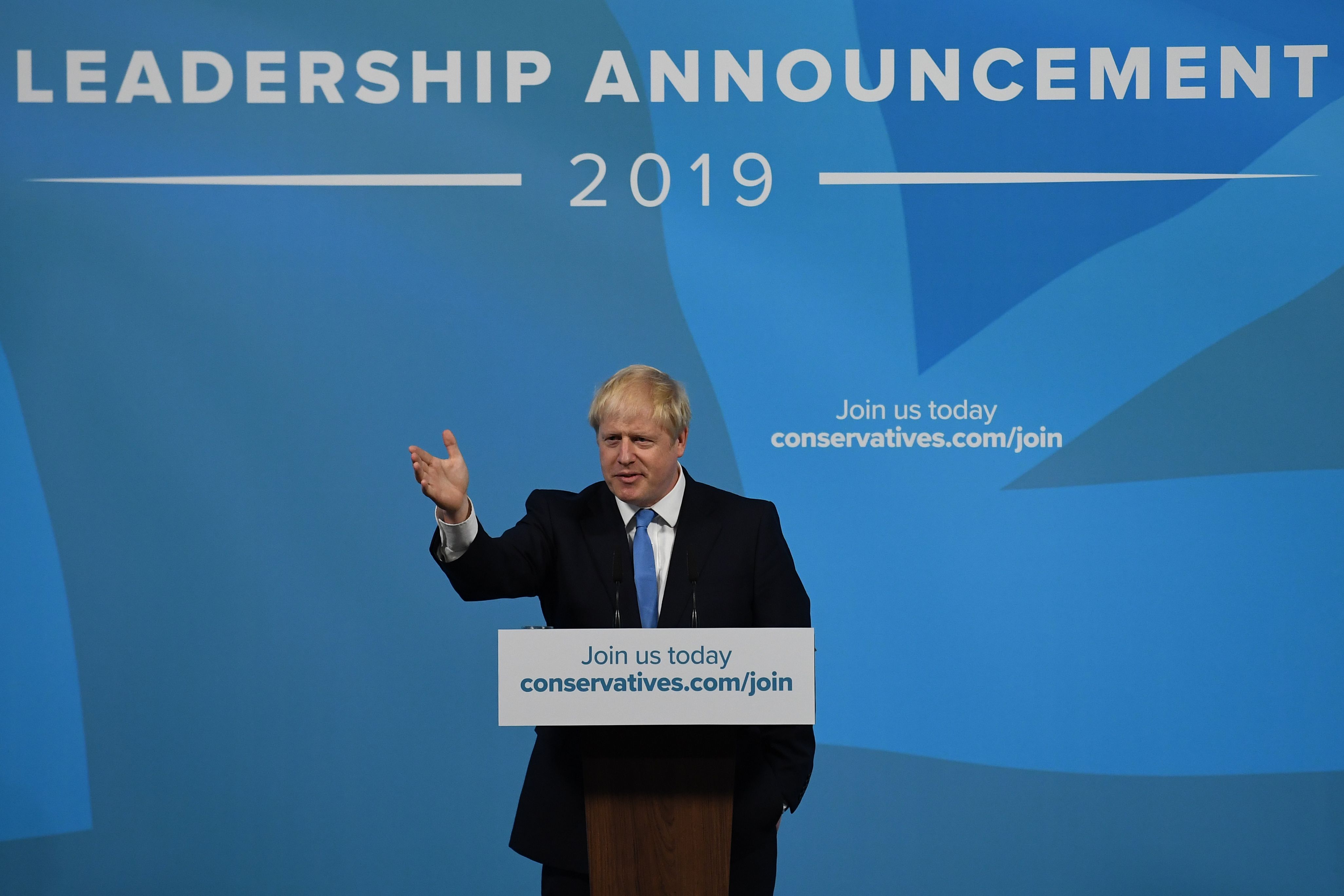 El político Boris Johnson prometió la salida de la UE aunque no exista acuerdo. (Foto Prensa Libre: AFP)