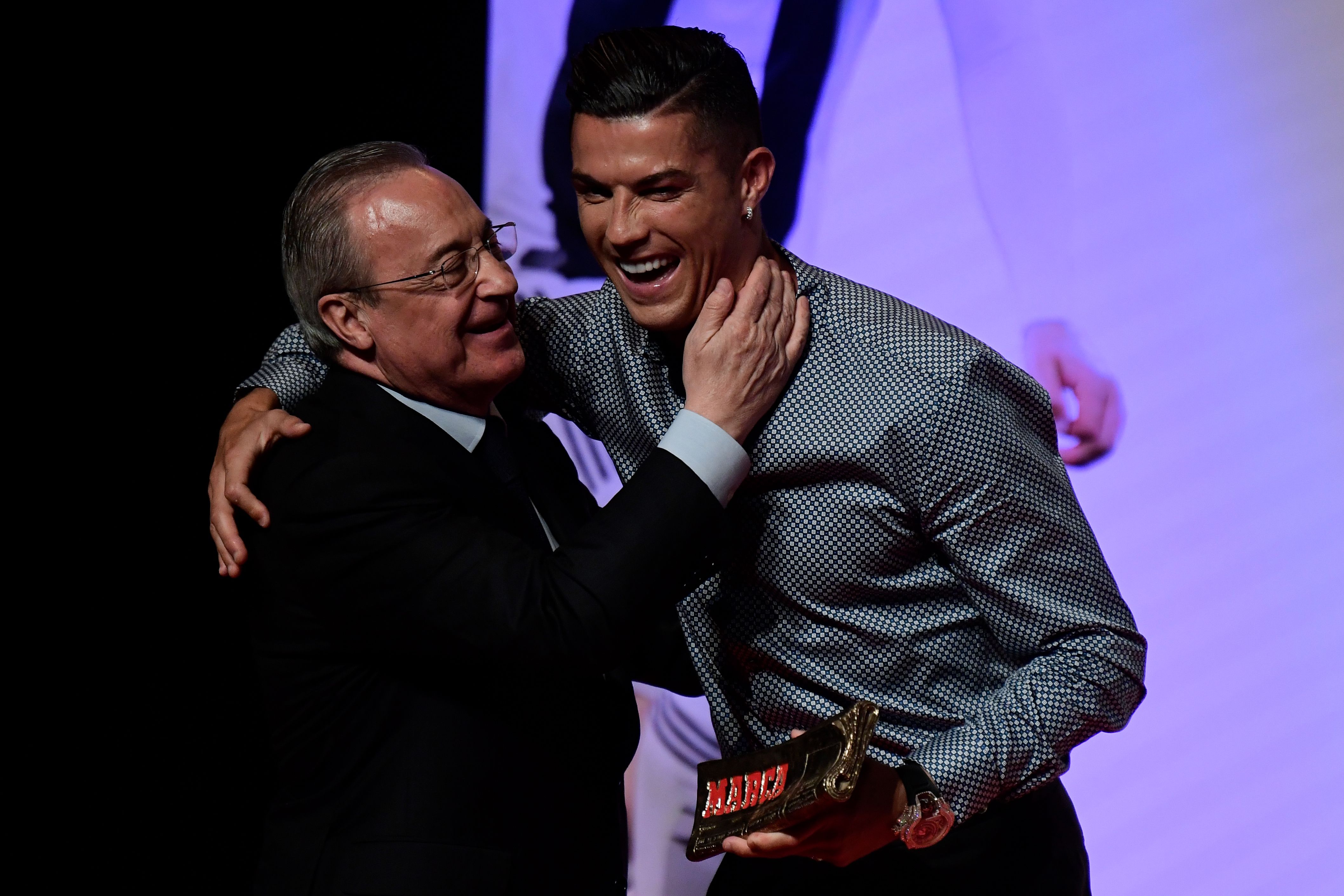 Florentino Pérez descartó que Cristiano Ronaldo regrese al Real Madrid. Foto Prensa Libre: AFP.
