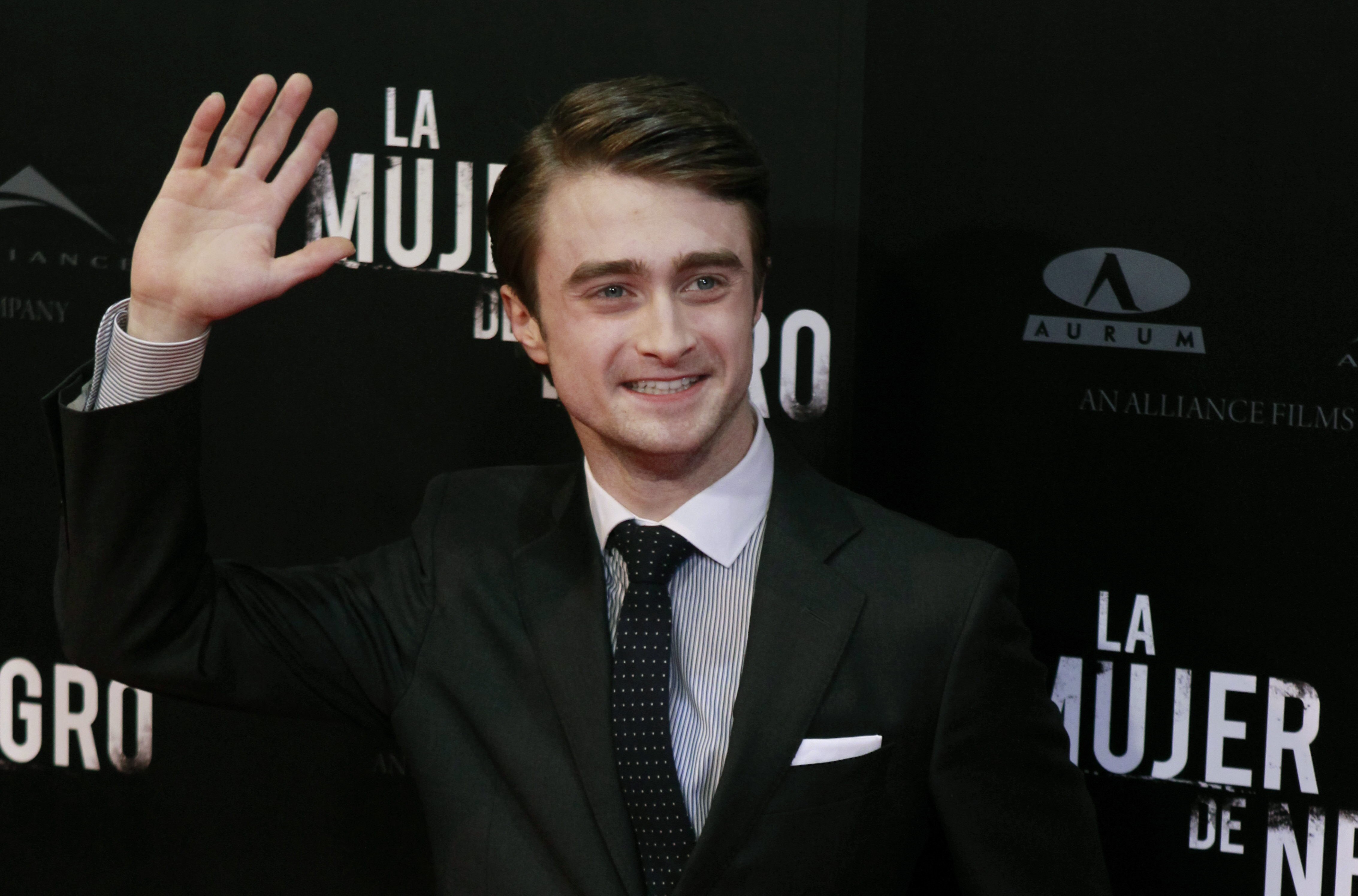 Gracias a las 8 películas de Harry Potter, Daniel Radcliffe es multimillonario.  (Foto Prensa Libre: AFP)