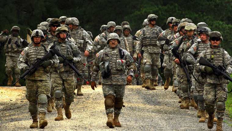 Miembros de la Guardia Nacional de EE. UU. (Foto Prensa Libre: The U.S. Army).