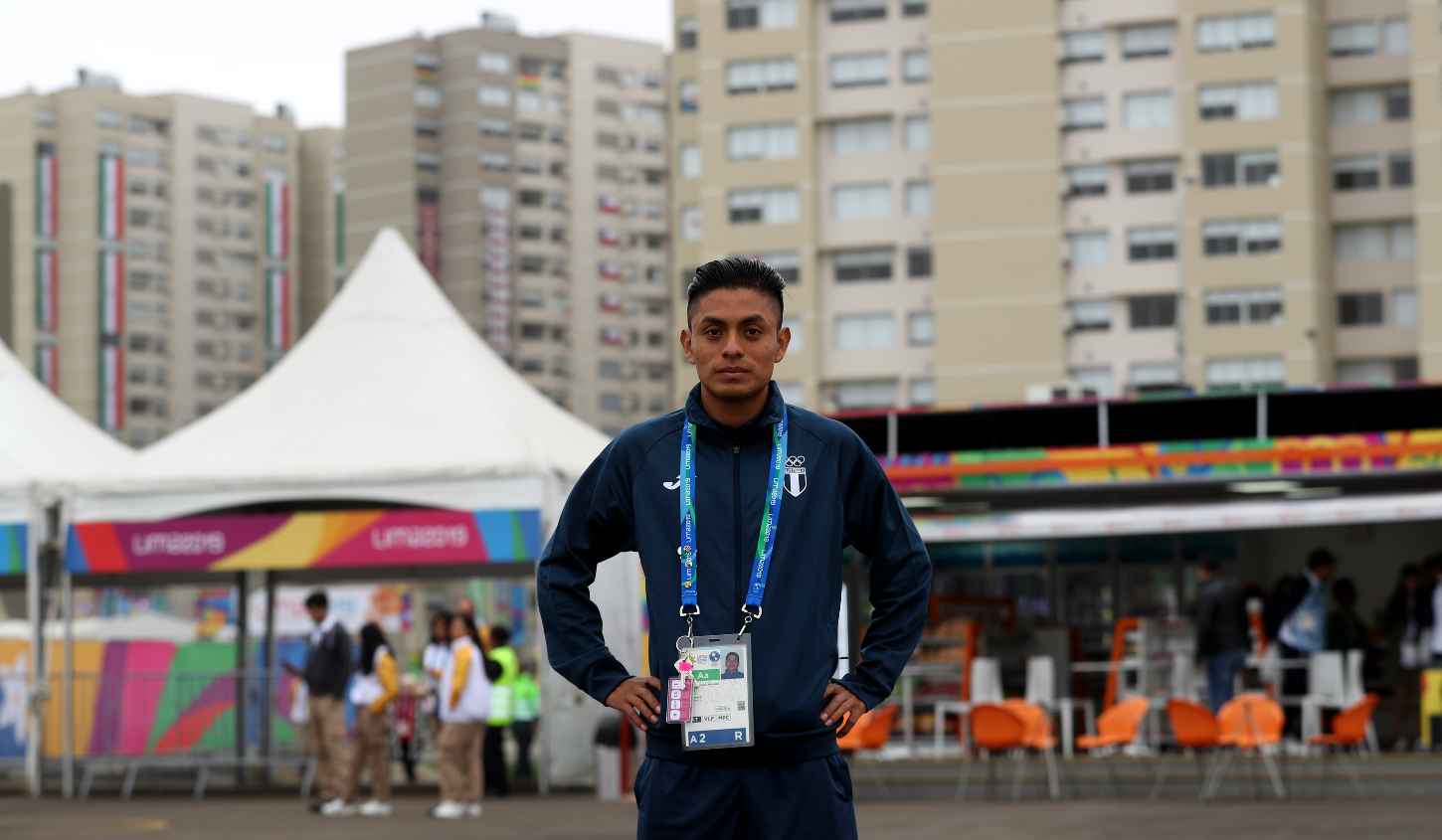 Williams Julajuj buscará sobresalir en el maratón de los Juegos Panamericanos de Lima. (Foto Prensa Libre: Carlos Vicente)