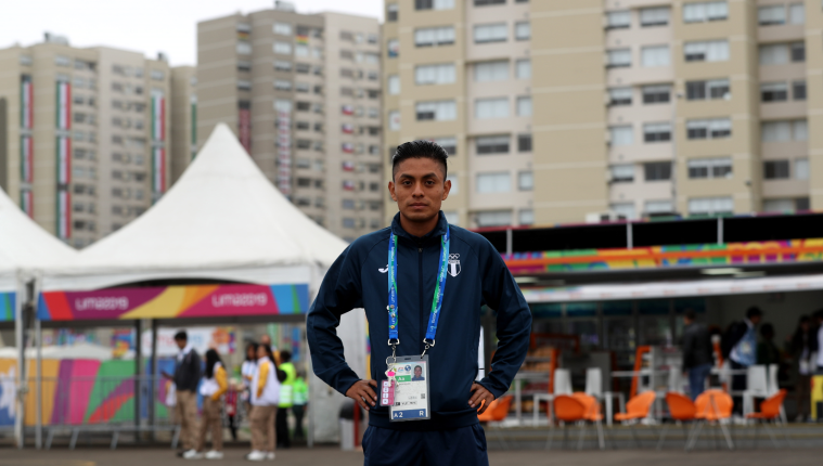 Williams Julajuj buscará sobresalir en el maratón de los Juegos Panamericanos de Lima. (Foto Prensa Libre: Carlos Vicente)